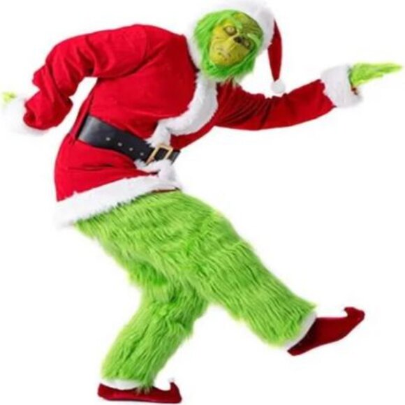 Grinch 7 Piece Furry Costume - Size: Small - 2XL - Complete Outfit - Fast Ship - Picture 2 of 6